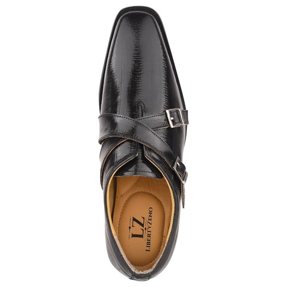 DONNA Man Made Leather Monk Straps - Picture 4 of 7